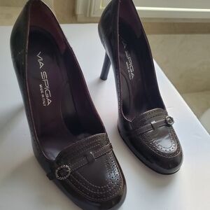 Via Spiga Women's Black Heels